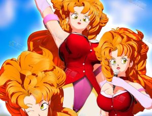 Blender模型—七龙珠皮萨小姐