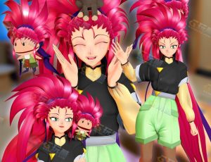 Blender模型—和舒