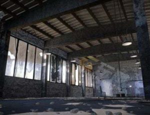 Blender源文件—废弃破旧仓库