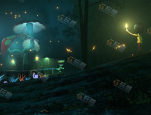 Blender源文件—卡通梦幻蘑菇树林场景