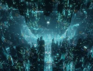 Blender源文件—赛博朋克科技城