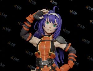 Blender模型—火焰之纹章米娅