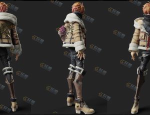 Blender模型—酷拽男孩