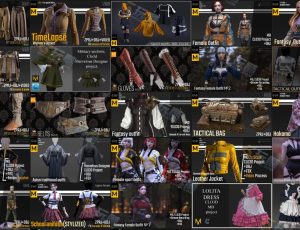 MD精品服装模型合辑2