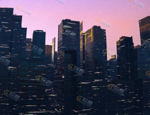 Blender工程源文件—夜晚城市