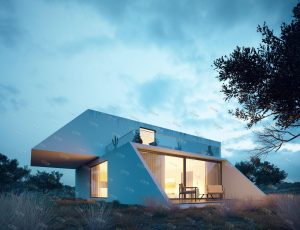 Blender工程源文件—创意别墅