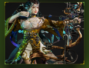 美型女性角色《帕萨卡利亚》案例制作教程 【技巧解析 | 实例演示】