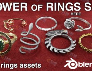 Blender模型—珠宝套装