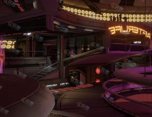 Blender工程源文件—大型能量科幻空间