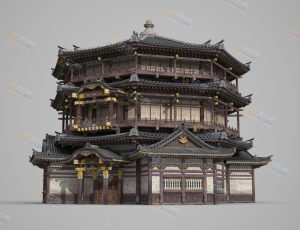 Blender模型—影视级中国古代建筑21