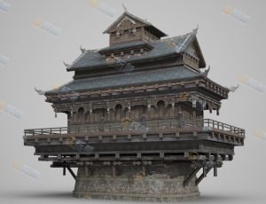 Blender模型—影视级中国古代建筑25
