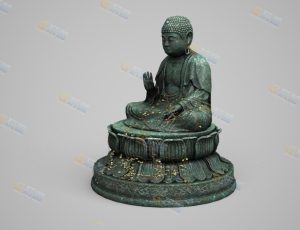 Blender模型—古佛像