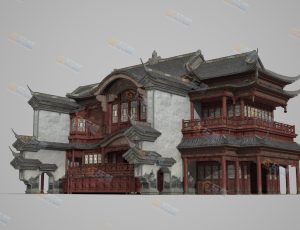 Blender模型—影视级中国古代建筑42
