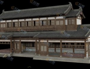 Blender模型—影视级中国古代建筑48