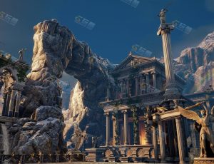 Blender工程源文件—大天使神殿