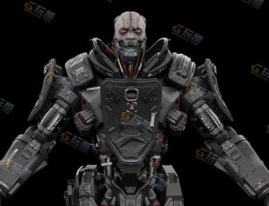 Blender模型—影视级赛博朋克机器人