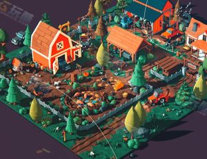 Blender工程—low poly农场场景4