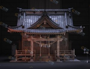 Blender工程源文件—日本镇妖神社