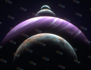 C4D行星预设插件