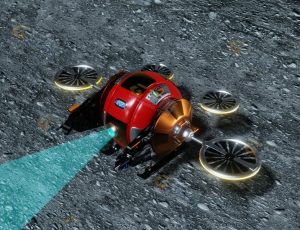 Blender模型—飞行扫描间谍机器人