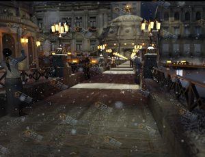 Blender工程源文件—古典宫殿桥