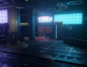 Blender工程源文件—霓虹灯通道