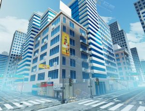 Blender工程源文件—日本市中心