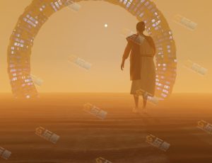 Blender工程源文件—沙漠大门