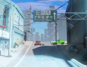 Blender工程源文件—唯美东京路口