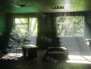 Blender工程源文件—废墟办公室