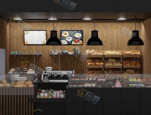 Blender工程源文件—糕点面包店