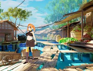 Blender工程源文件—海滩市场