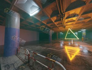 Blender工程源文件—酷炫地下车库