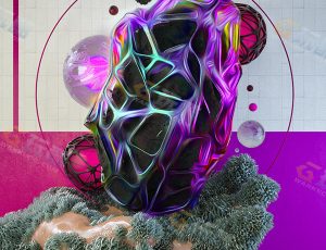 C4D工程源文件—创意有趣的图形组合