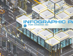 C4D HUD统计数据插件预设