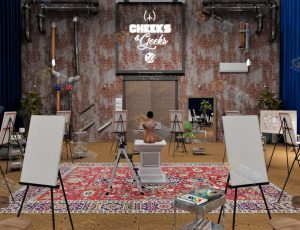 Blender工程源文件—现代宽敞画室