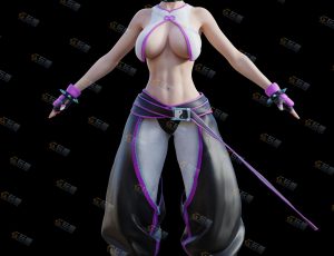 Blender模型—街霸女格斗家