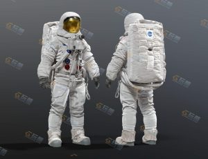 Blender模型—美国NASA探测宇航员