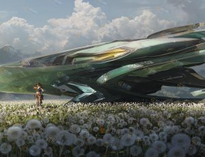 Blender工程源文件—科技飞船概念大景