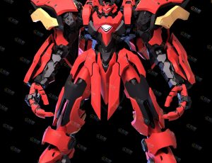 Blender模型—高精度帅气概念机器人