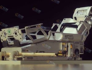 Blender模型—科技医疗床