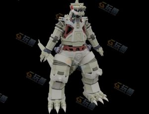 Blender模型—普通机械哥斯拉