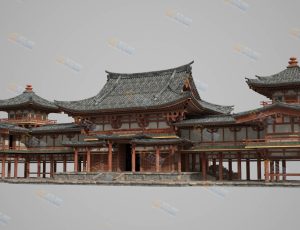 Blender模型—影视级中国古代建筑53