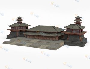 Blender模型—影视级中国古代建筑54