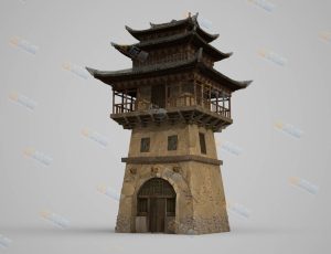 Blender模型—影视级中国古代建筑57