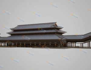 Blender模型—影视级中国古代建筑60