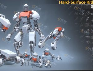 超级机器人零件 Blender资产库