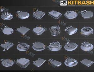 机械小零件Blender资产库件