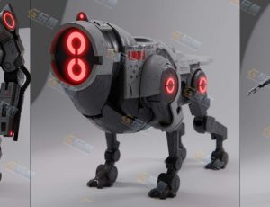 Blender模型—3个科幻世界机器人