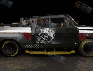 Blender模型—超级科幻肌肉车